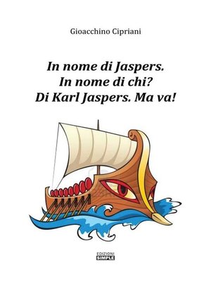 cover image of In nome di Jaspers